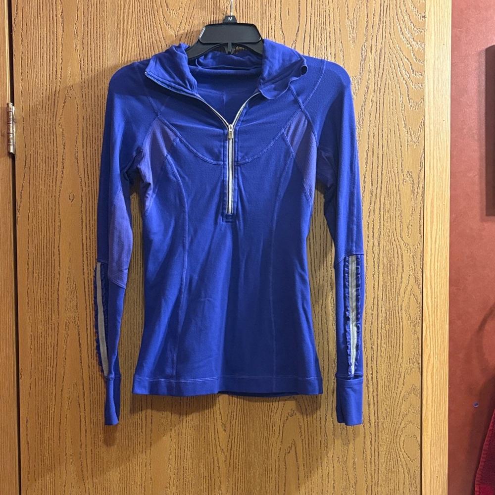 lululemon athletica purple quarter zip!